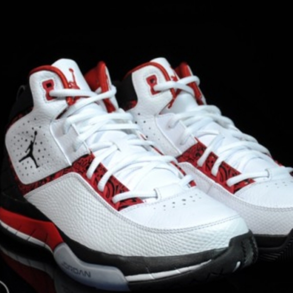 Jordan 'all day'  varsity red/black size 10